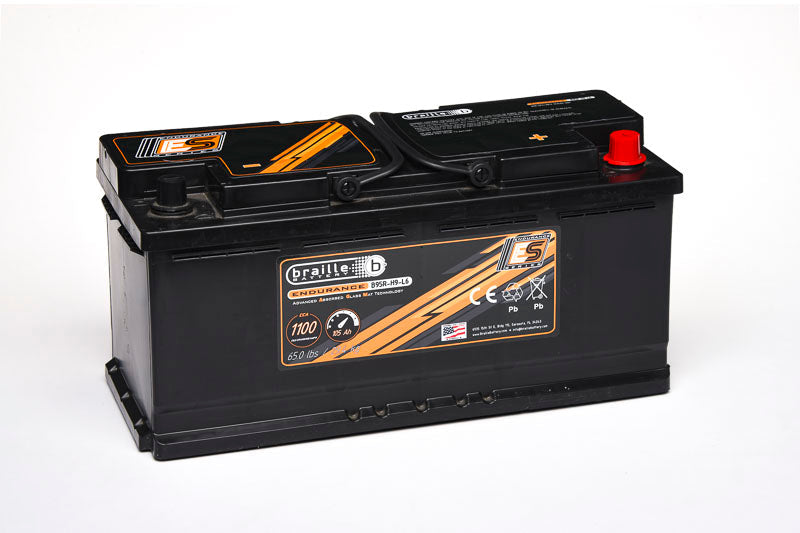 Braille Battery 95R-H7-L4 Endurance AGM Battery 1100 CCA - B95R-H9-L6