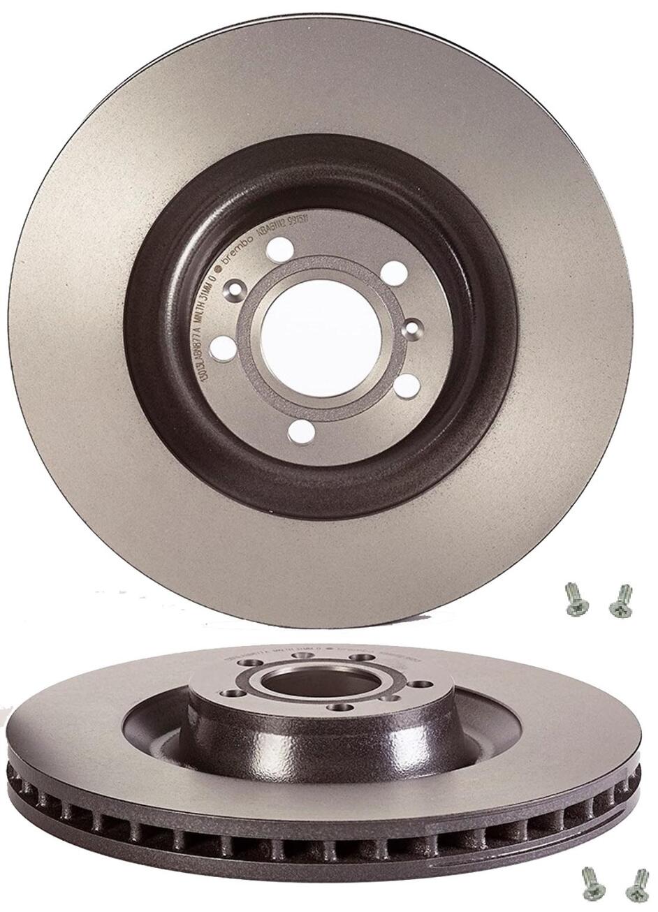 Audi VW Brakes Kit – Pads and Rotors Front (360mm) (Low-Met) 4E0698151J – Brembo 1548873KIT