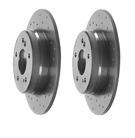 Brembo Brakes Kit – Pads and Rotors Rear (278mm) (Xtra) (Low-Met)