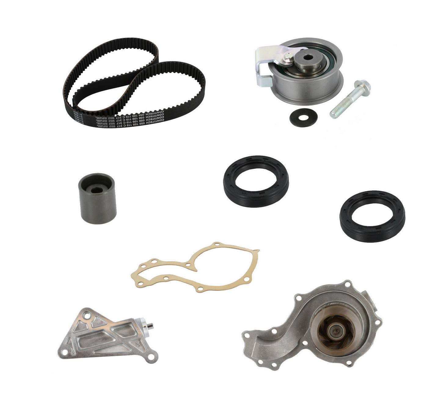 Audi VW Engine Timing Belt Kit with Water Pump PP317LK2 – Contitech