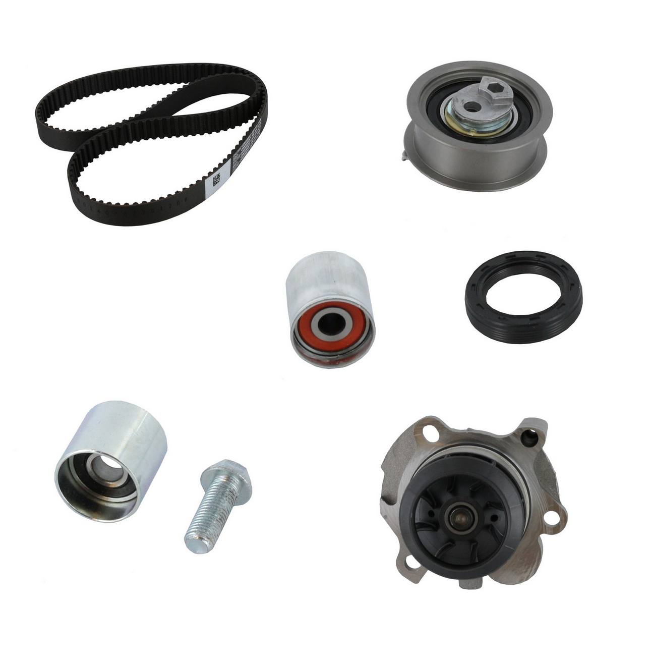 Engine Timing Belt Kit with Water Pump (With Plastic Impeller)