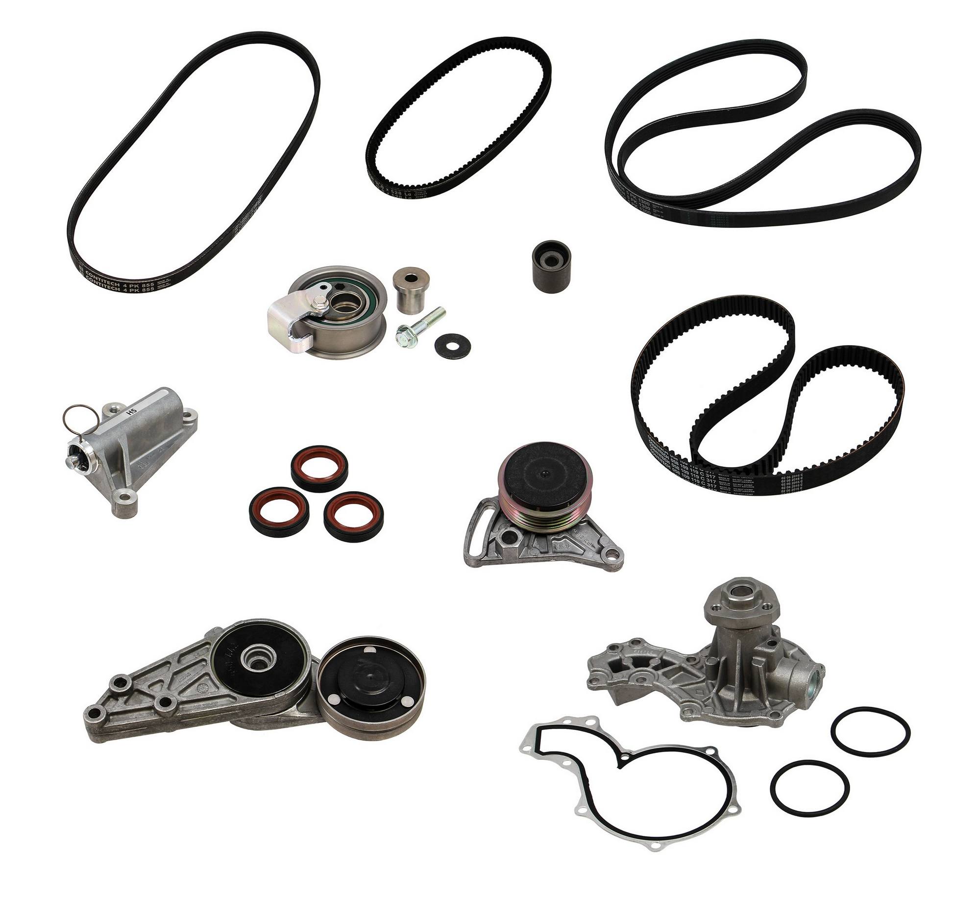 Serpentine Belt Drive Solution Kit (With 153 Tooth Timing Belt)