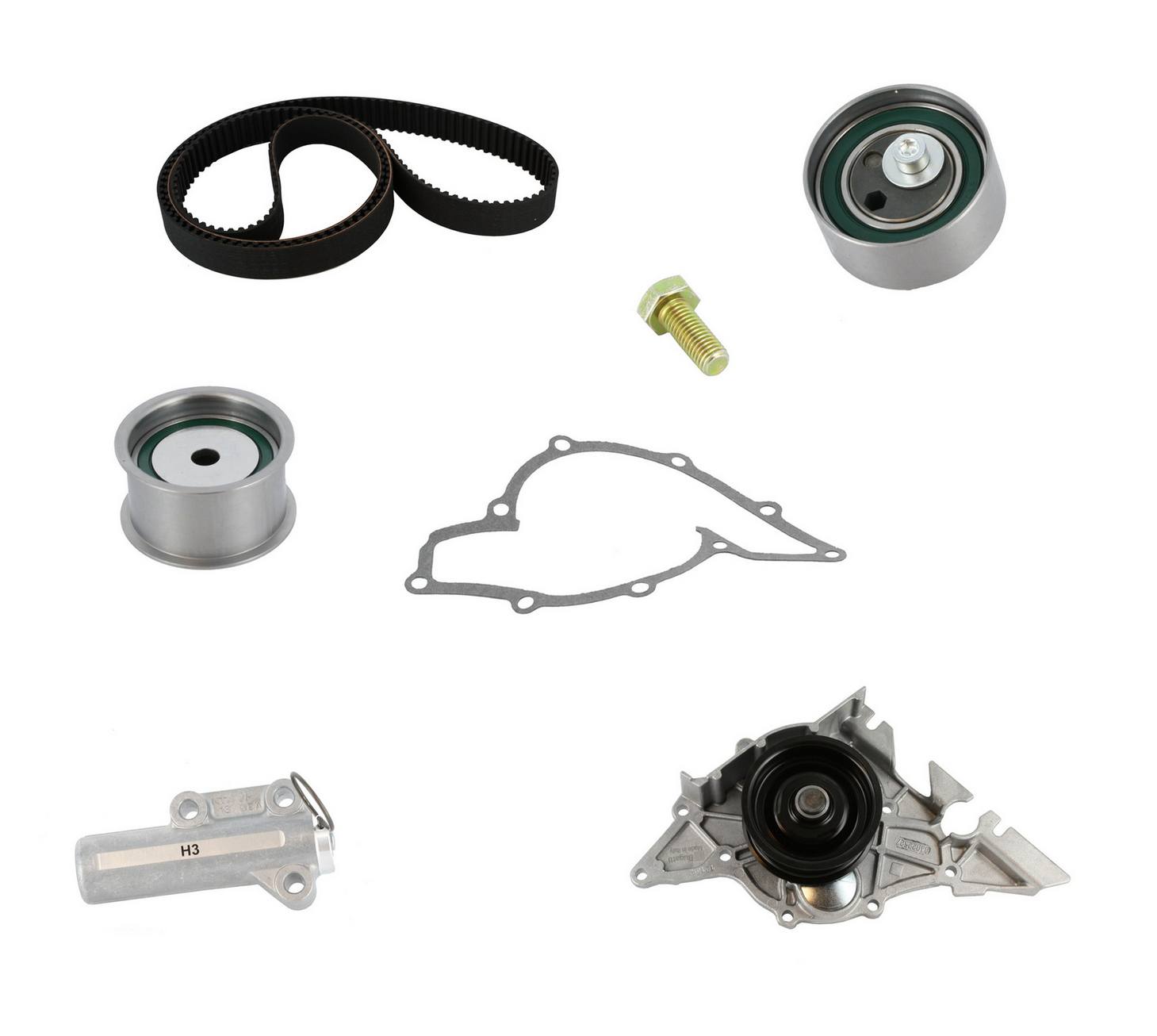 Engine Timing Belt Kit with Water Pump (With Tensioner)