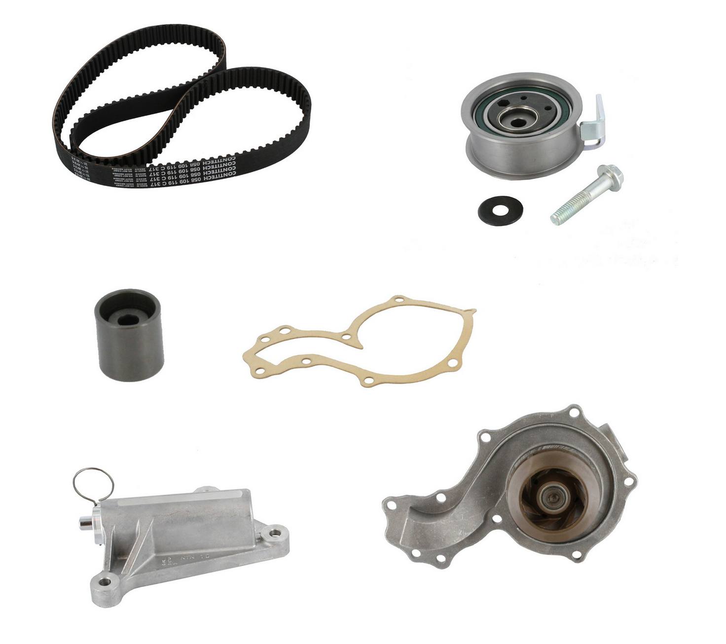 Engine Timing Belt Kit with Water Pump (With 153 Tooth Belt) (With Tensioner)