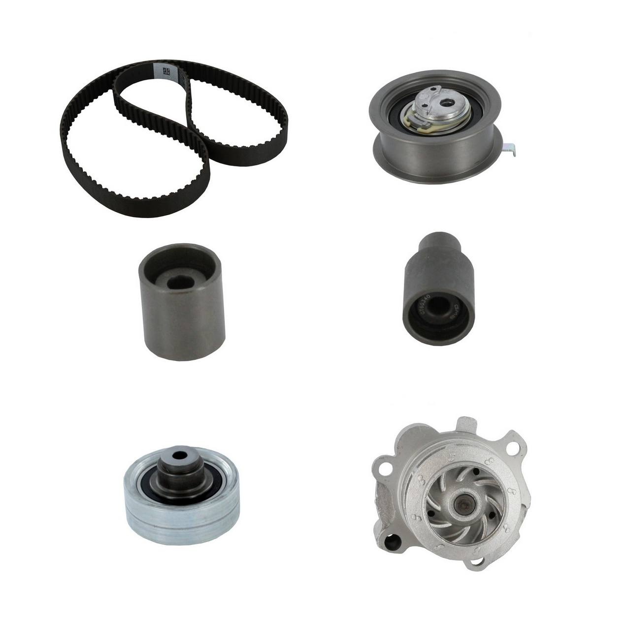 Engine Timing Belt Kit with Water Pump (With Metal Impeller)