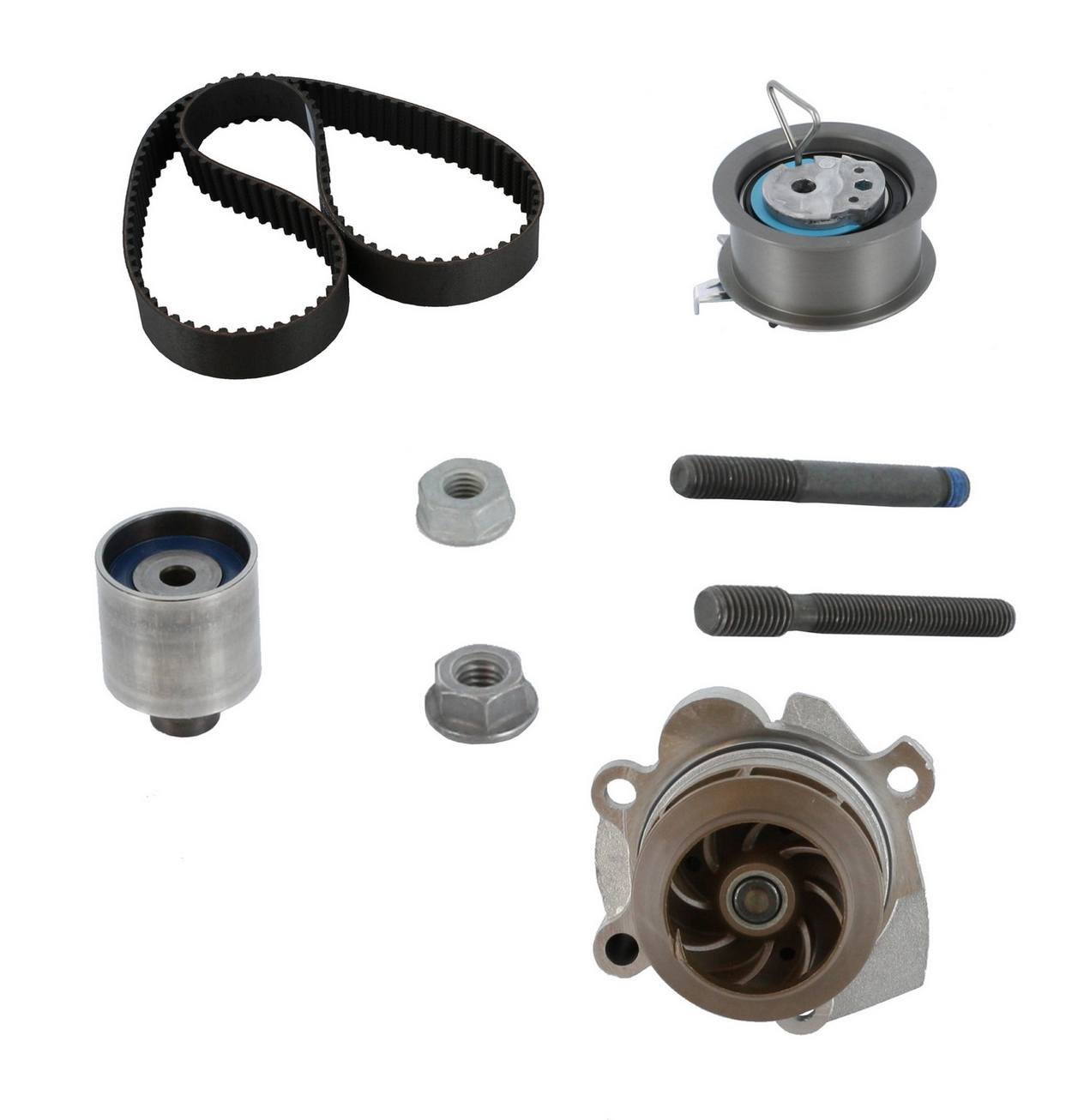 Engine Timing Belt Kit with Water Pump (With Plastic Impeller)