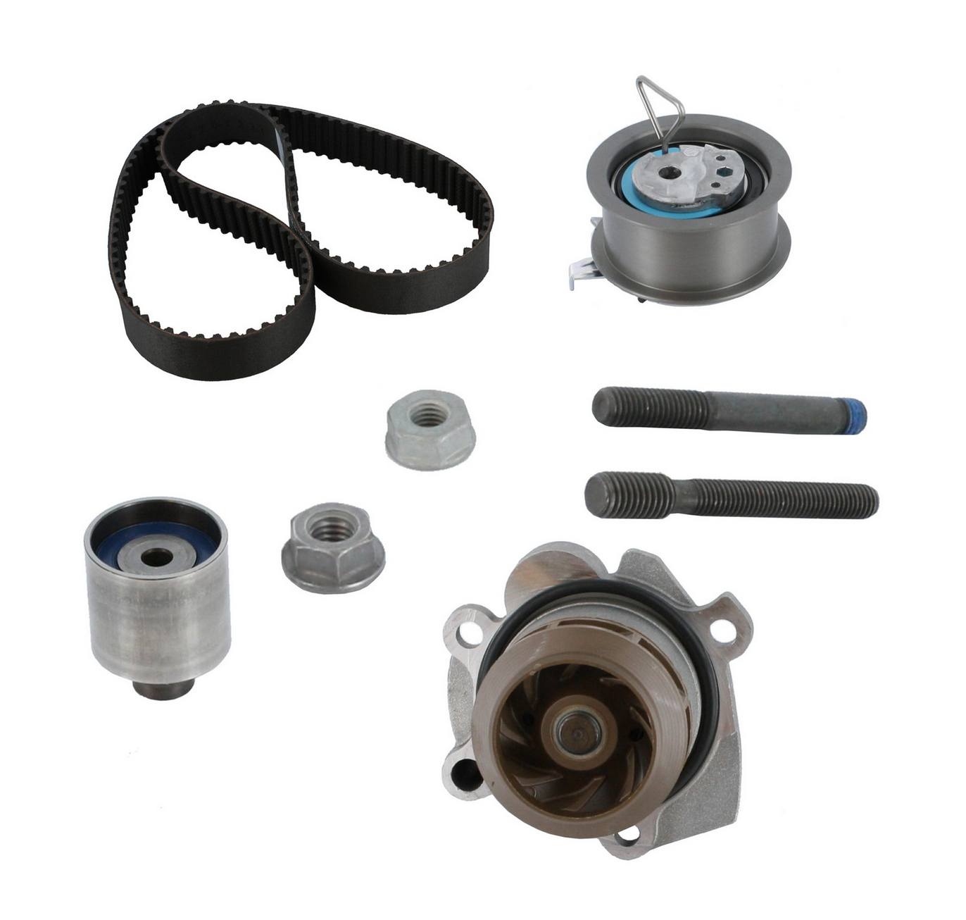 Engine Timing Belt Kit with Water Pump (With Plastic Impeller)