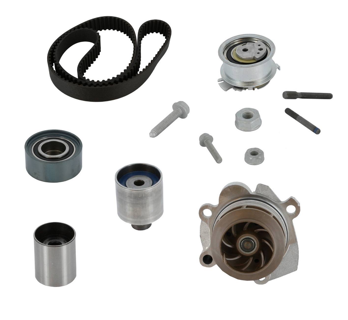 Engine Timing Belt Kit with Water Pump (With Plastic Impeller)