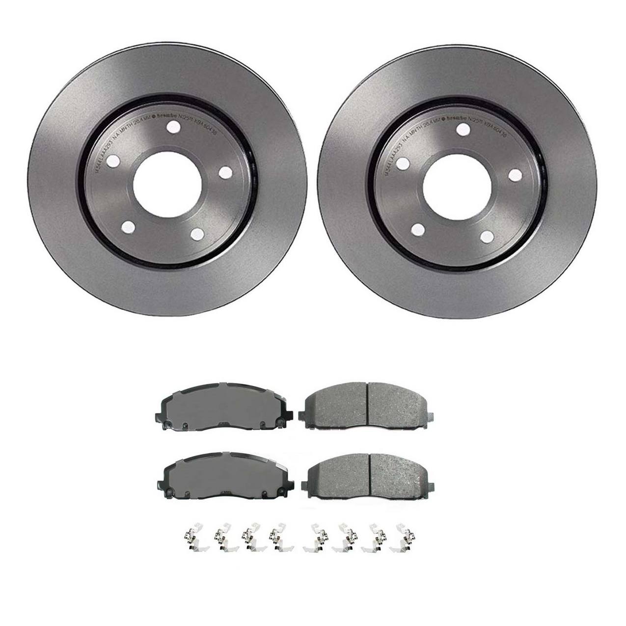 Volkswagen Disc Brake Pad and Rotor Kit – Front (302mm) (Ceramic) (ProACT) 7B0615301C