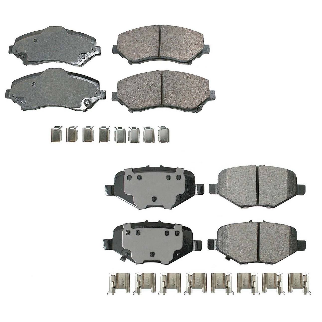 Volkswagen Disc Brake Pad Kit – Front and Rear (Ceramic) (ProACT) 7B0698151F