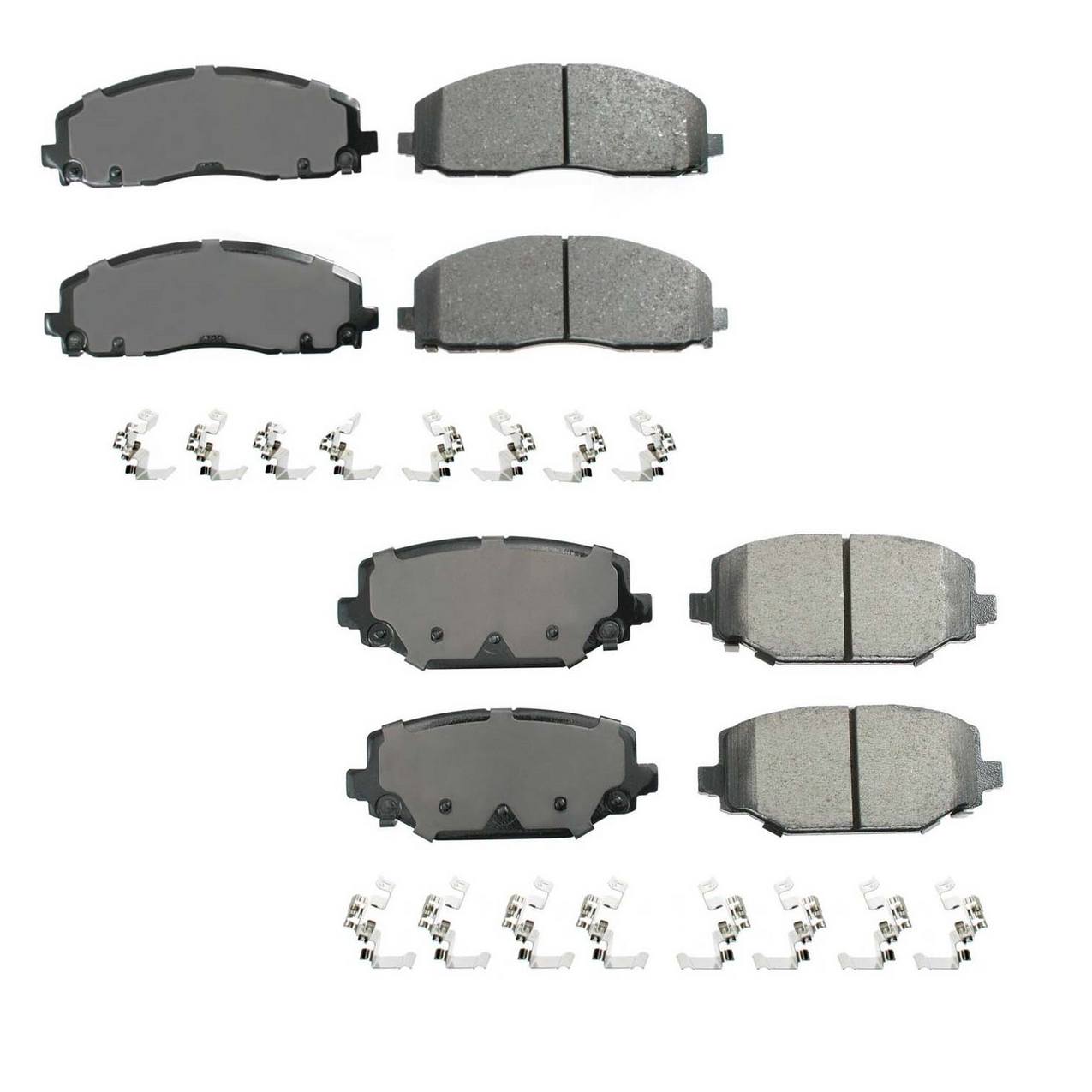 Volkswagen Disc Brake Pad Kit – Front and Rear (Ceramic) (ProACT) V1014163AD