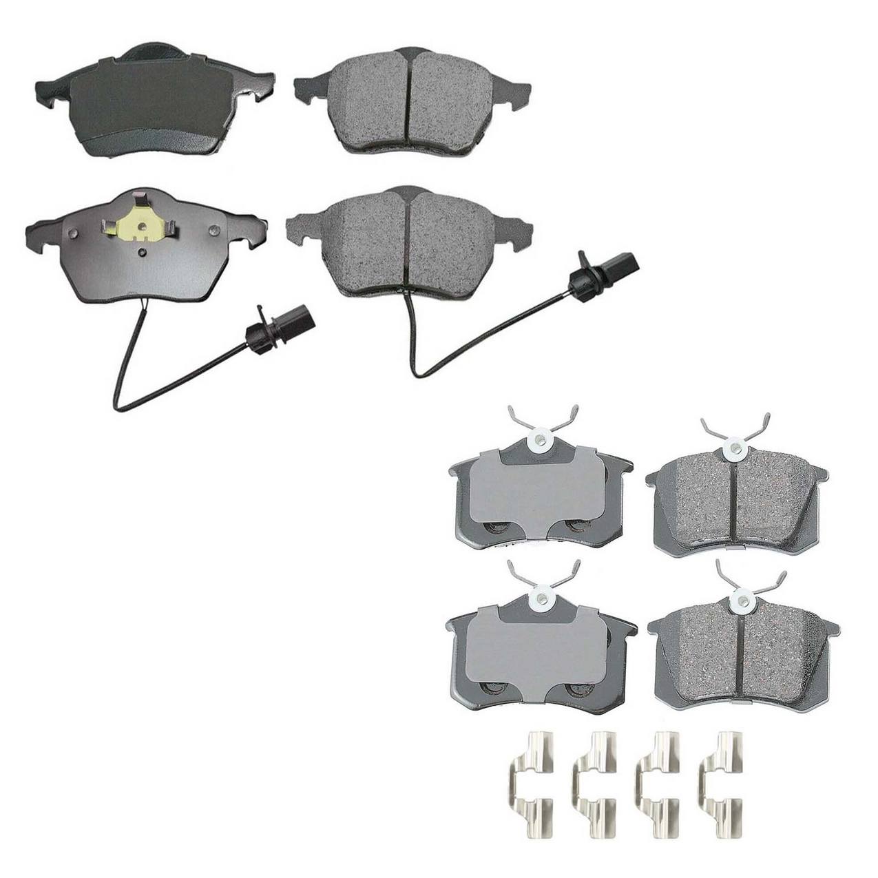 Audi Volkswagen Disc Brake Pad Kit – Front and Rear (Ceramic) (EURO) 4D0698151J