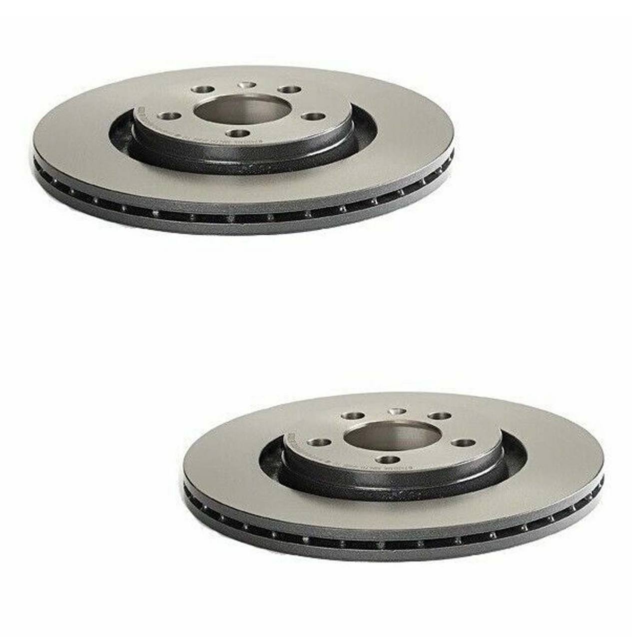 Volkswagen Disc Brake Pad and Rotor Kit – Front and Rear (280mm) (256mm) (Ceramic) (EURO) 1J0615301P