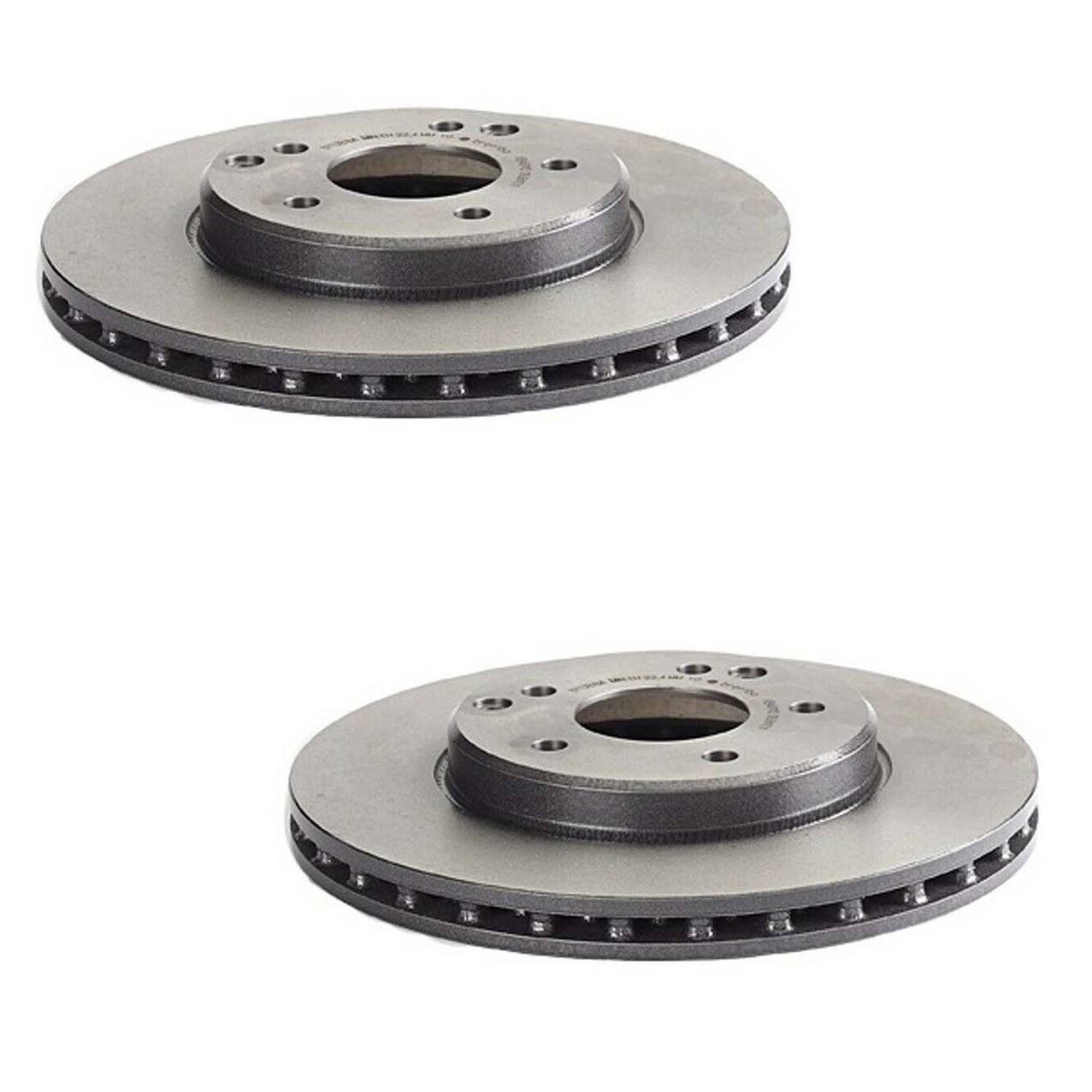 Mercedes-Benz Disc Brake Pad and Rotor Kit – Front and Rear (300mm) (290mm) (Ceramic) (EURO) 2034210312