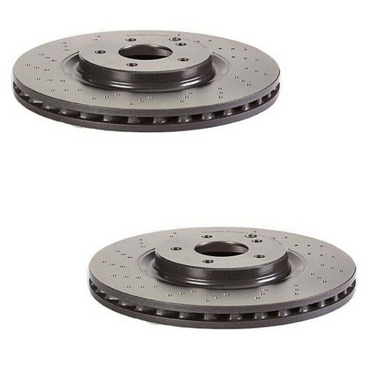 Mercedes-Benz Disc Brake Pad and Rotor Kit – Front and Rear (330mm) (278mm) (Ceramic) (EURO) 2034211312