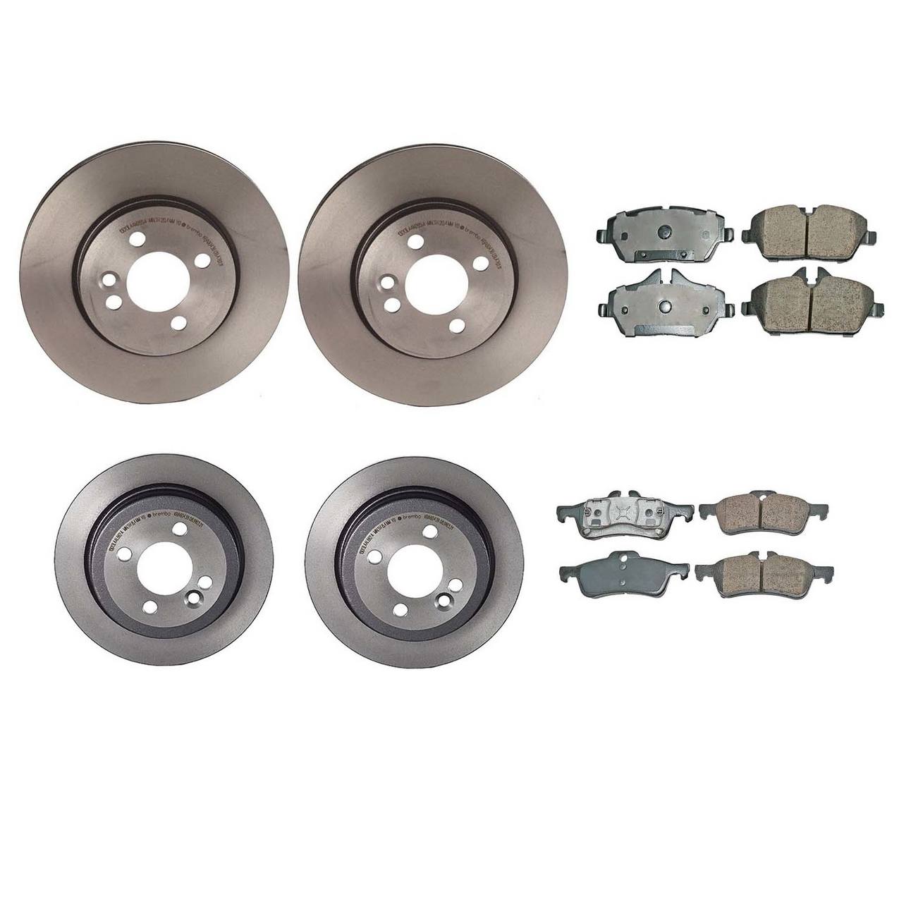 Mini Disc Brake Pad and Rotor Kit – Front and Rear (280mm) (259mm) (Ceramic) (EURO) 34116858651