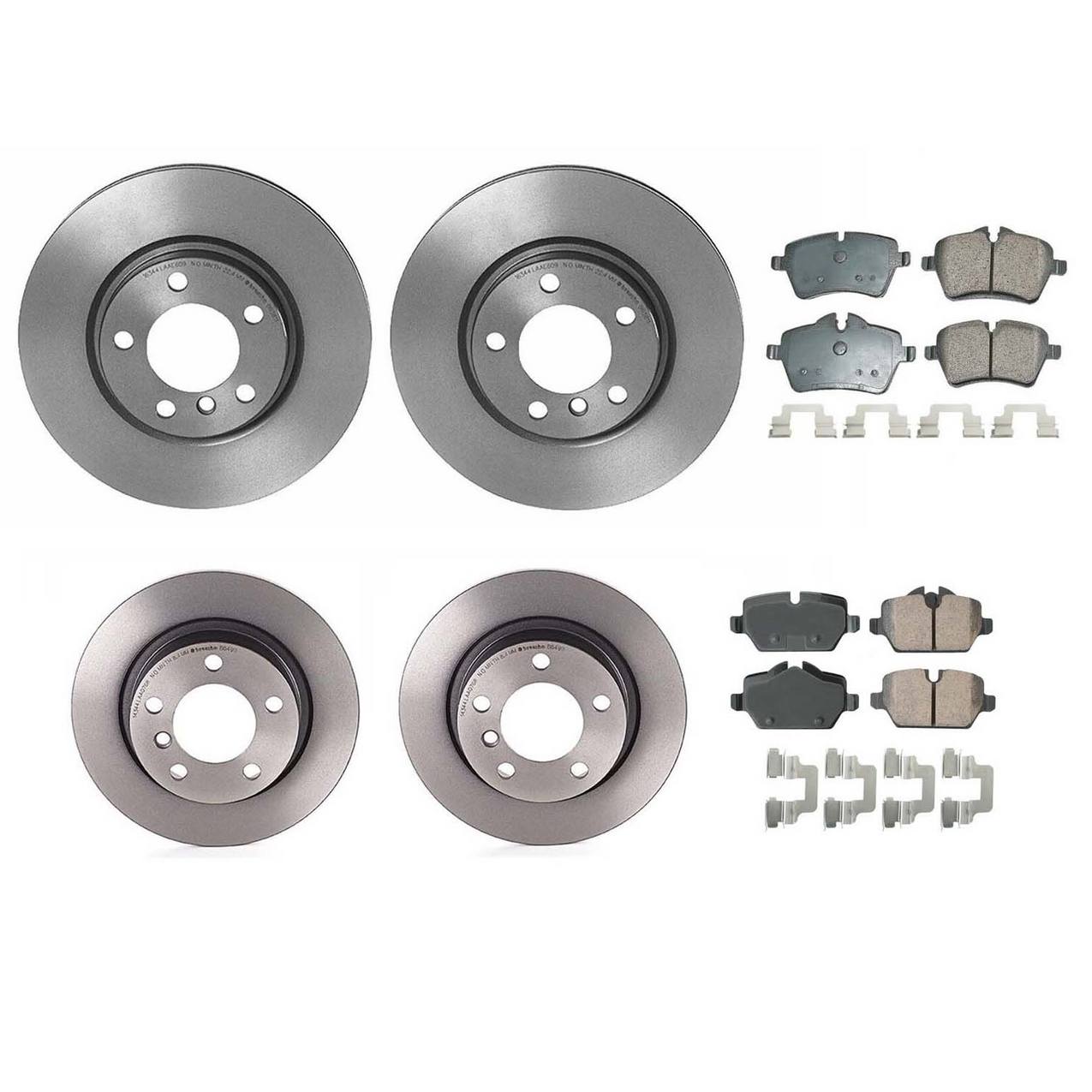 Mini Disc Brake Pad and Rotor Kit – Front and Rear (307mm) (280mm) (Ceramic) (EURO) 34119811538