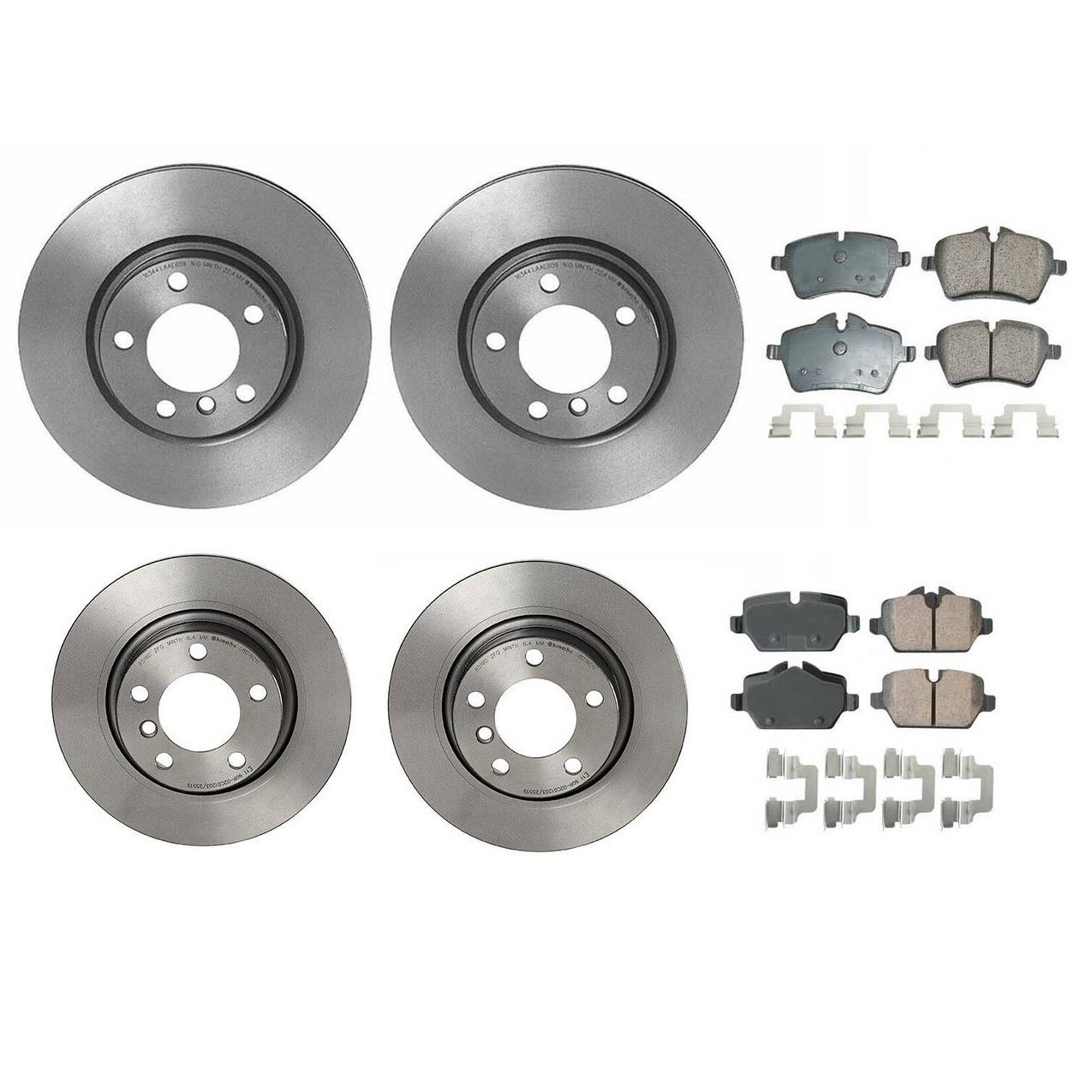 Mini Disc Brake Pad and Rotor Kit – Front and Rear (307mm) (296mm) (Ceramic) (EURO) 34119811538