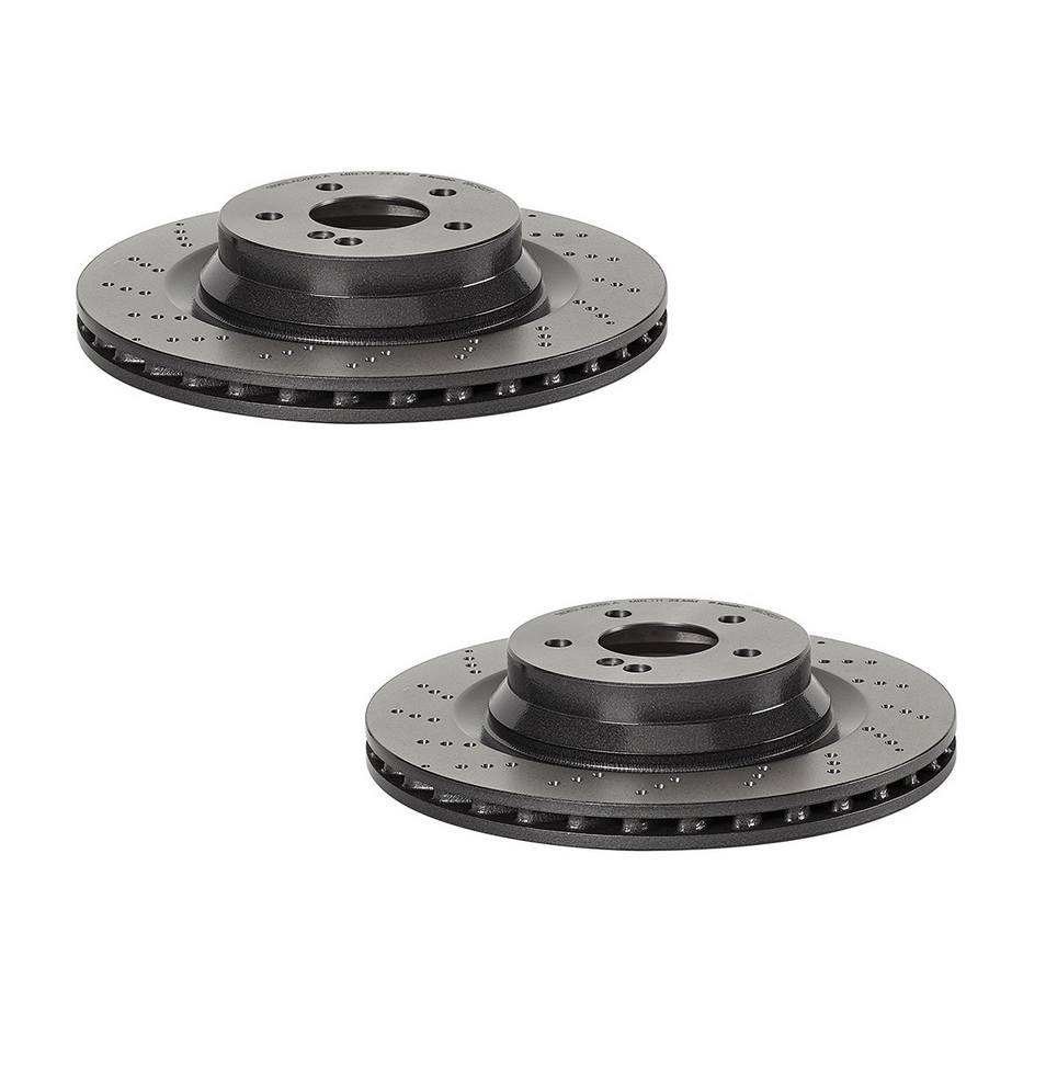 Mercedes-Benz Disc Brake Pad and Rotor Kit – Front and Rear (380mm/330mm) (Ceramic) (EURO) 2304210912