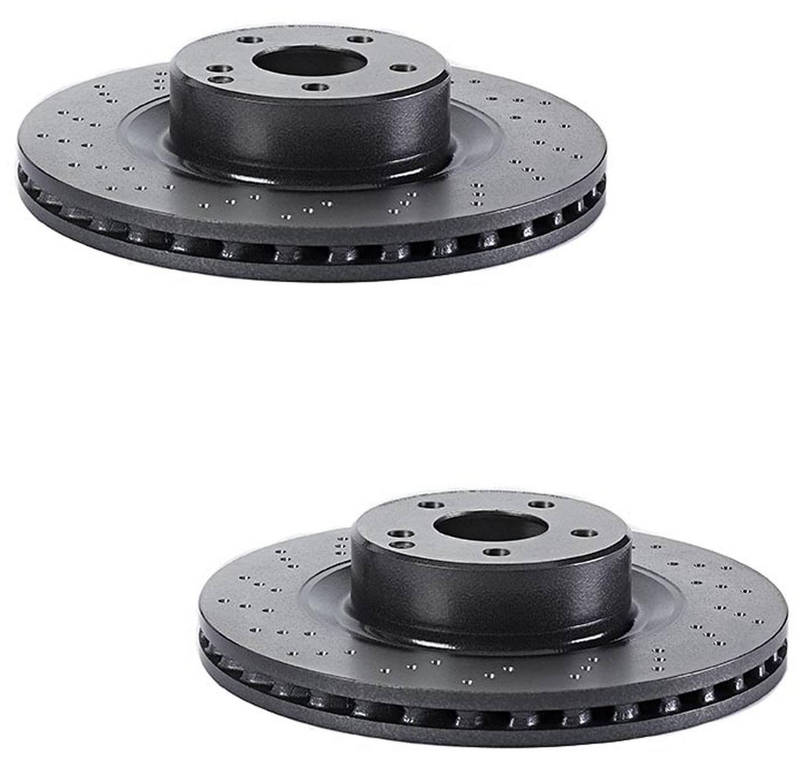 Mercedes-Benz Disc Brake Pad and Rotor Kit – Front and Rear (345mm/330mm) (Ceramic) (EURO) 2204211112