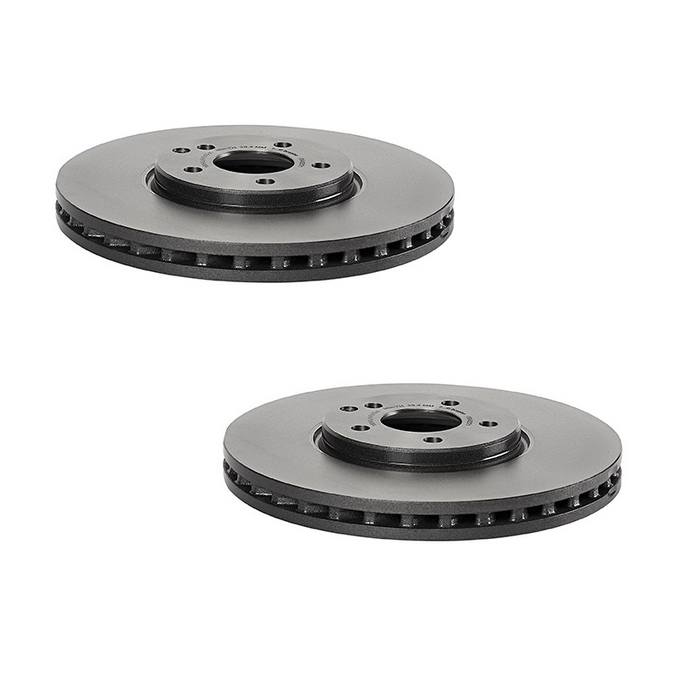 Mercedes-Benz Disc Brake Pad and Rotor Kit – Front and Rear (330mm/300mm) (Ceramic) (EURO) 2114211112