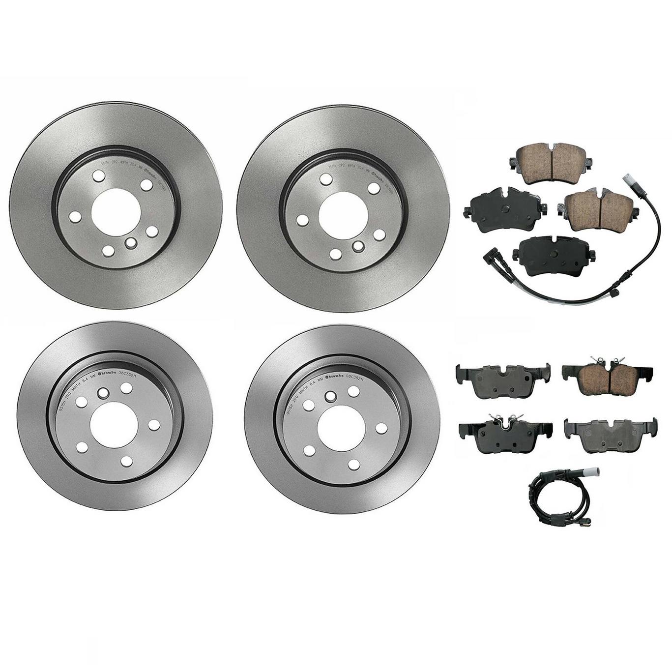 Mini Disc Brake Pad and Rotor Kit – Front and Rear (294mm/280mm) (Ceramic) (EURO) 34116866297