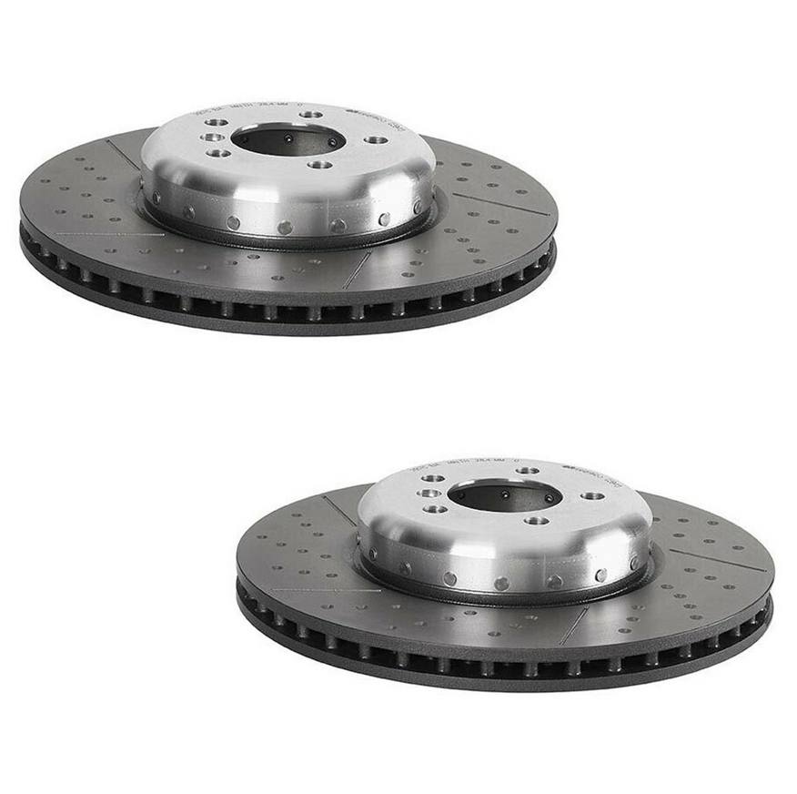 BMW Disc Brake Pad and Rotor Kit – Front and Rear (370mm/345mm) (Ceramic) (EURO) 34106797603