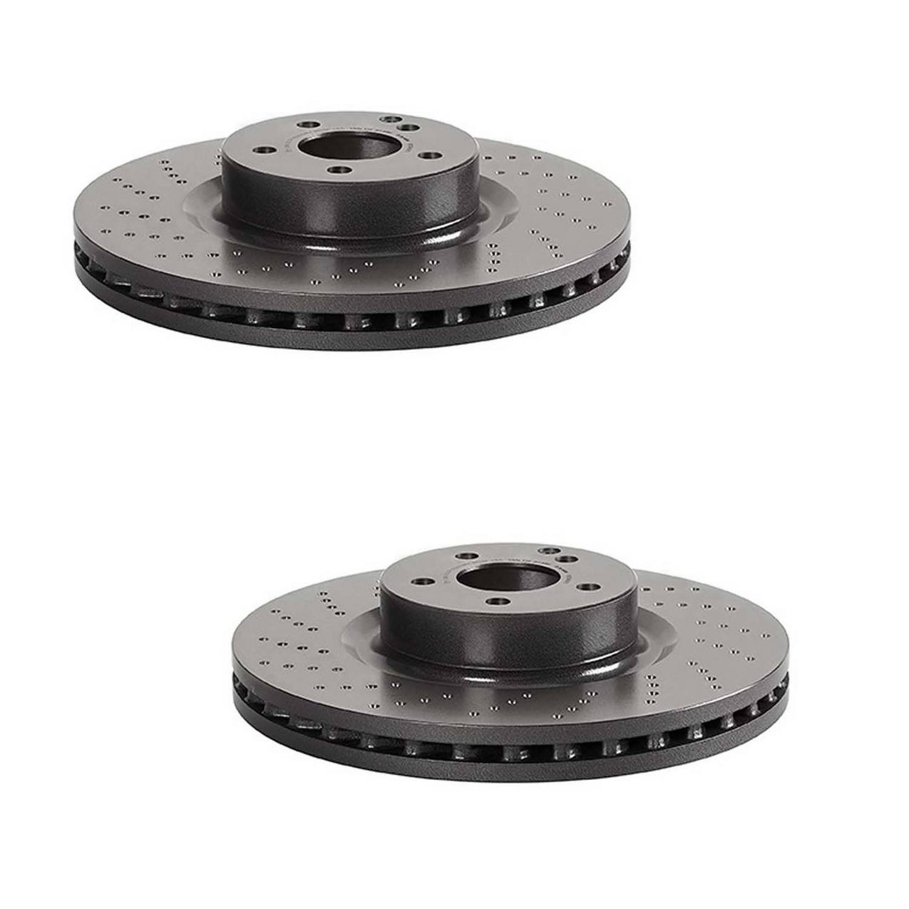 Mercedes-Benz Disc Brake Pad and Rotor Kit – Front and Rear (360mm/330mm) (Ceramic) (EURO) 220421191264