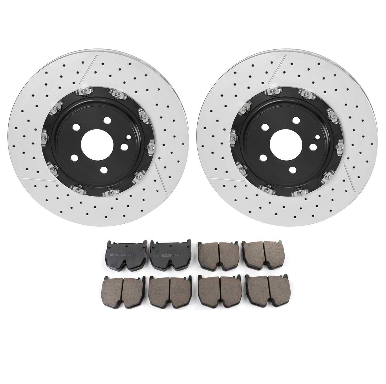 Mercedes-Benz Disc Brake Pad and Rotor Kit – Front (380mm) (Ceramic) (EURO) 2304210912