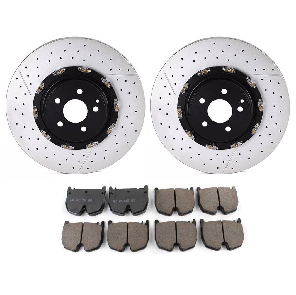 Mercedes-Benz Disc Brake Pad and Rotor Kit – Front (390mm) (Ceramic) (EURO) 2204212612