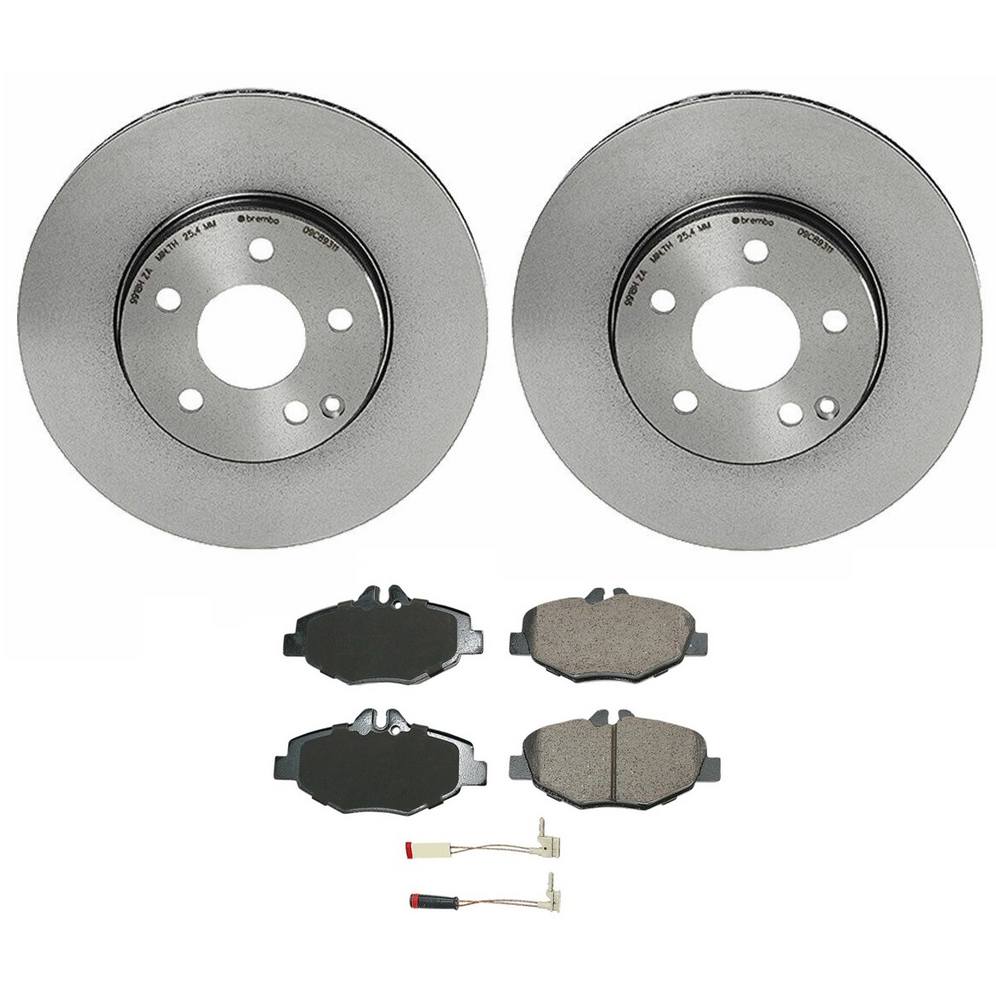 Mercedes-Benz Disc Brake Pad and Rotor Kit – Front (295mm) (Ceramic) (EURO) 2114210812