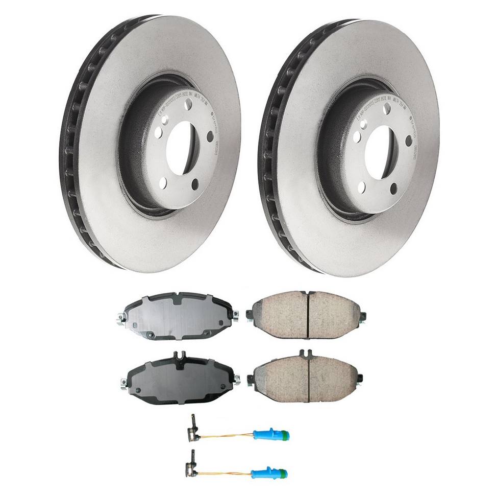 Mercedes-Benz Disc Brake Pad and Rotor Kit – Front (330mm) (Ceramic) (EURO) 0004212712