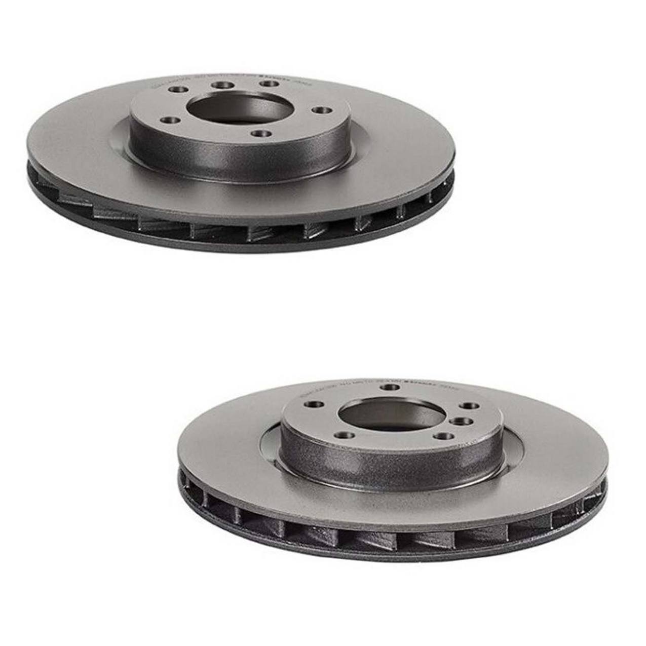 BMW Disc Brake Pad and Rotor Kit – Front (315mm) (Ceramic) (EURO) 34112227738