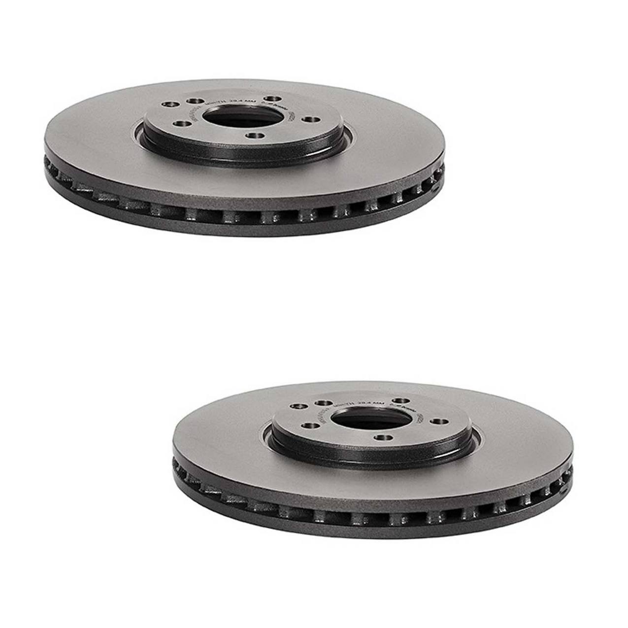 Mercedes-Benz Disc Brake Pad and Rotor Kit – Front (330mm) (Ceramic) (EURO) 2114211112