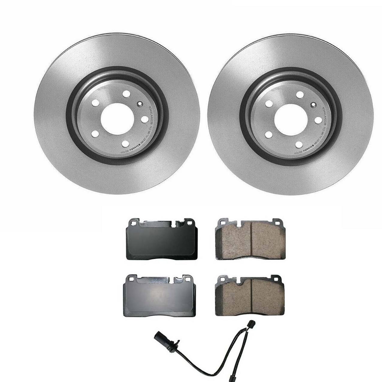 Audi Disc Brake Pad and Rotor Kit – Front (345mm) (Ceramic) (EURO) 95B615301B