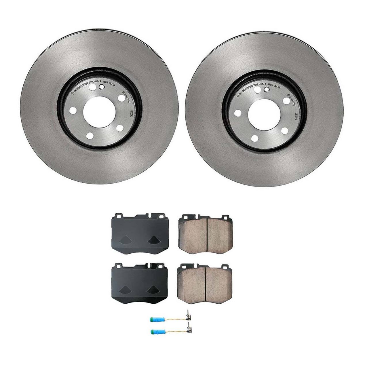 Mercedes-Benz Disc Brake Pad and Rotor Kit – Front (342mm) (Ceramic) (EURO) 0004212812