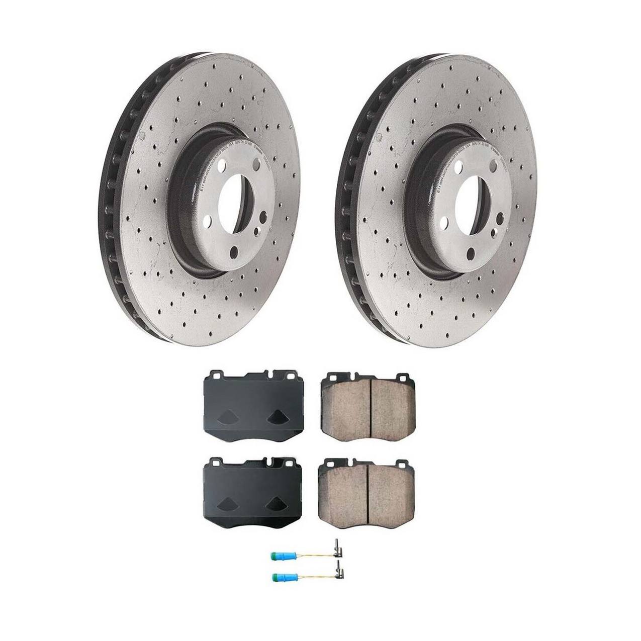 Mercedes-Benz Disc Brake Pad and Rotor Kit – Front (342mm) (Ceramic) (EURO) 0004212212