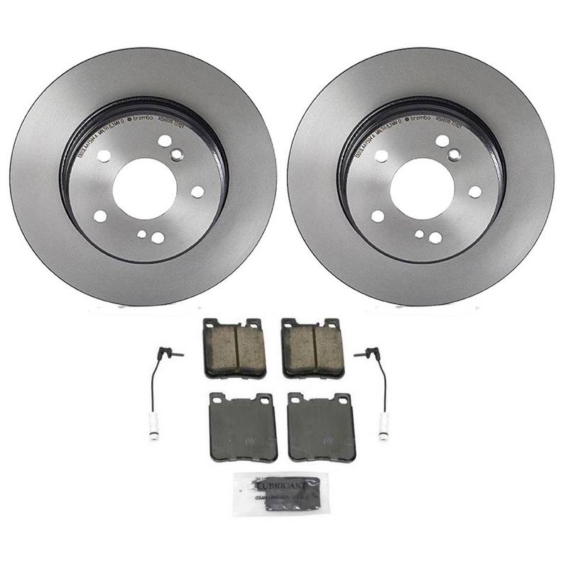 Mercedes-Benz Disc Brake Pad and Rotor Kit – Rear (286mm) (Ceramic) (EURO) 2104231012