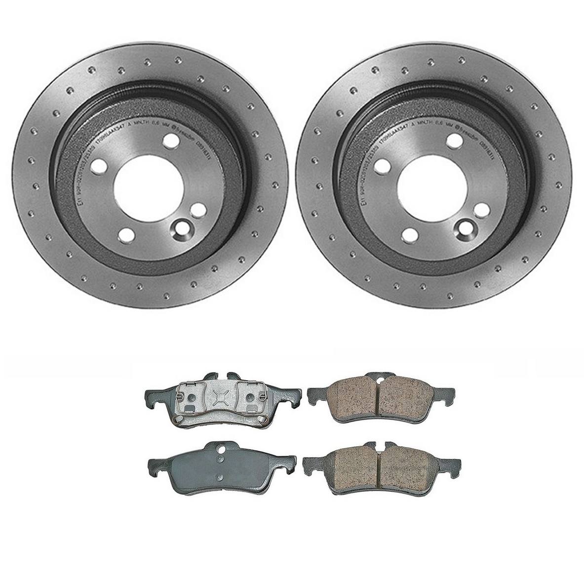 Mini Disc Brake Pad and Rotor Kit – Rear (259mm) (Xtra) (Ceramic) (EURO) 34211503070