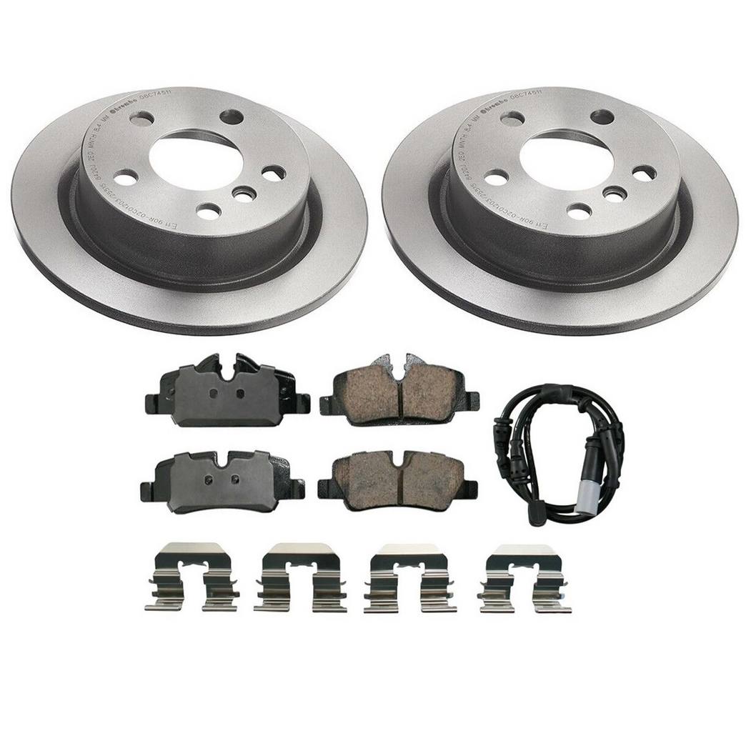 Mini Disc Brake Pad and Rotor Kit – Rear (259mm) (Ceramic) (EURO) 34216799383