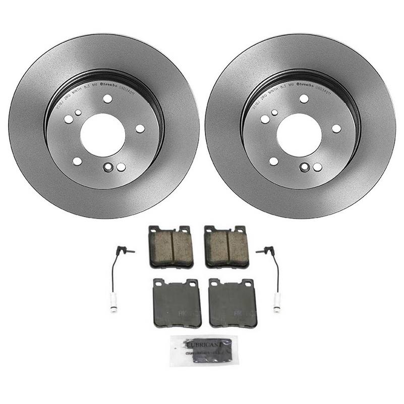 Mercedes-Benz Disc Brake Pad and Rotor Kit – Rear (290mm) (Ceramic) (EURO) 1294230412