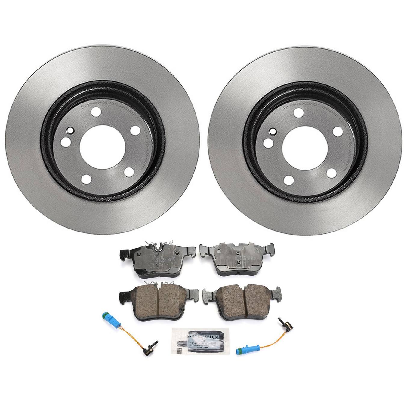 Mercedes-Benz Disc Brake Pad and Rotor Kit – Rear (300mm) (Ceramic) (EURO) 0004230512