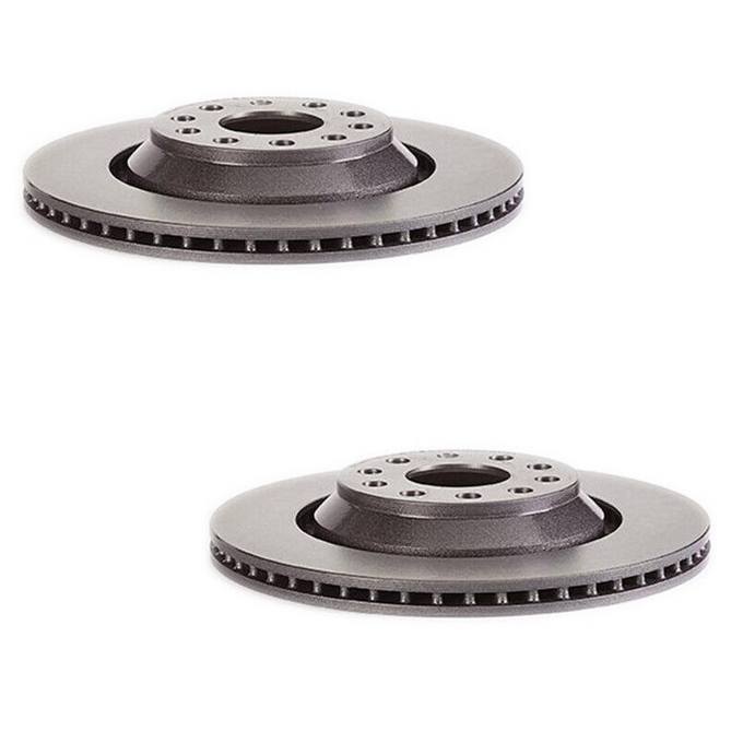 Audi Volkswagen Disc Brake Pad and Rotor Kit – Rear (310mm) (Ceramic) (EURO) 5Q0615601E