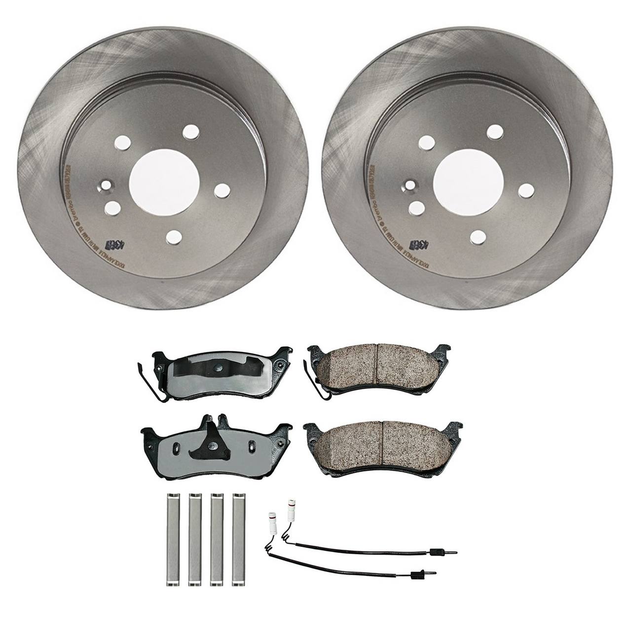 Mercedes-Benz Disc Brake Pad and Rotor Kit – Rear (285mm) (Ceramic) (EURO) A1634210112