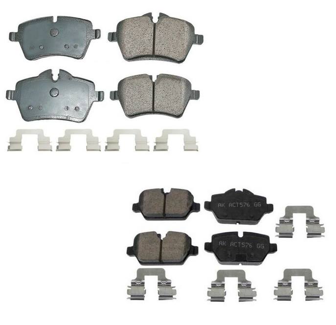 Mini Disc Brake Pad Kit – Front and Rear (Ceramic) (EURO) 34119808705