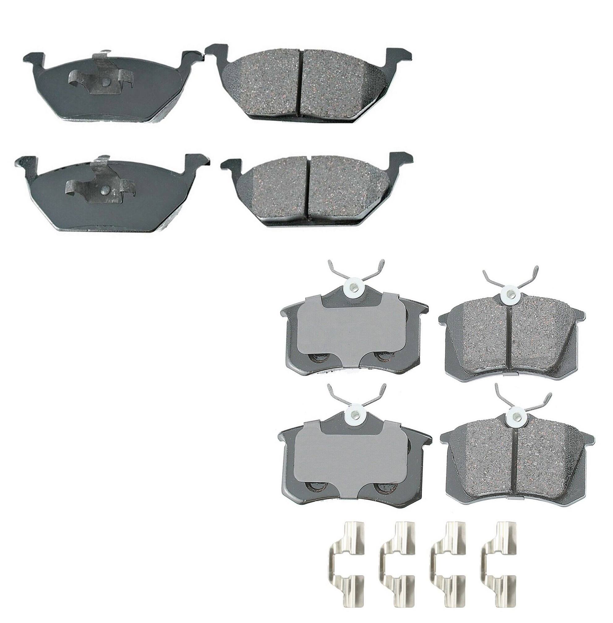 Volkswagen Disc Brake Pad Kit – Front and Rear (Ceramic) (EURO) IJ0698151J