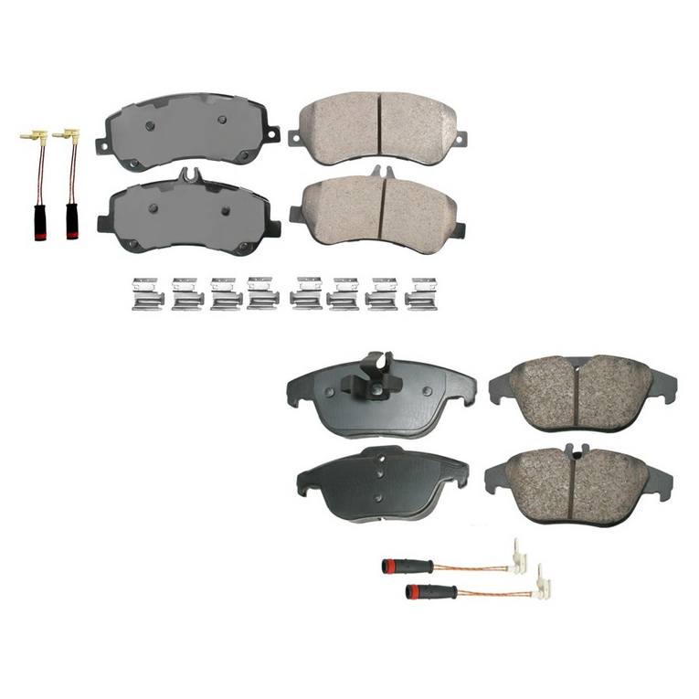 Mercedes-Benz Disc Brake Pad Set Kit – Front and Rear (Ceramic) (EURO) 0074207420