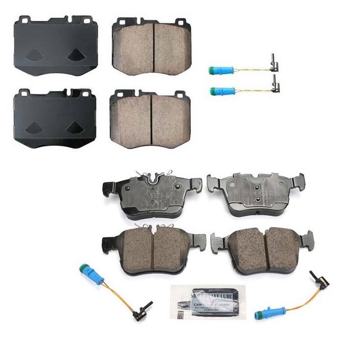 Mercedes-Benz Disc Brake Pad Set Kit – Front and Rear (Ceramic) (EURO) 000420860064