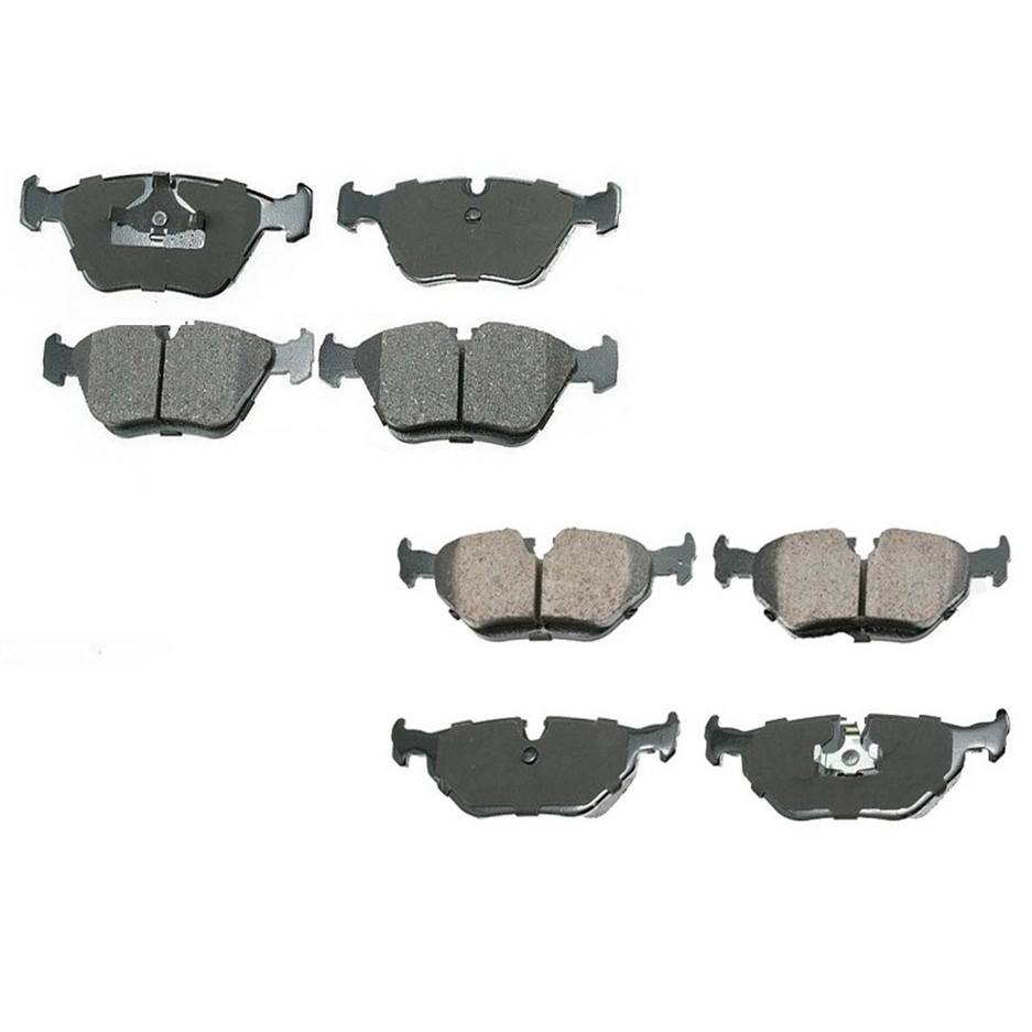 BMW Disc Brake Pad Set Kit – Front and Rear (Ceramic) (EURO) 34112282555