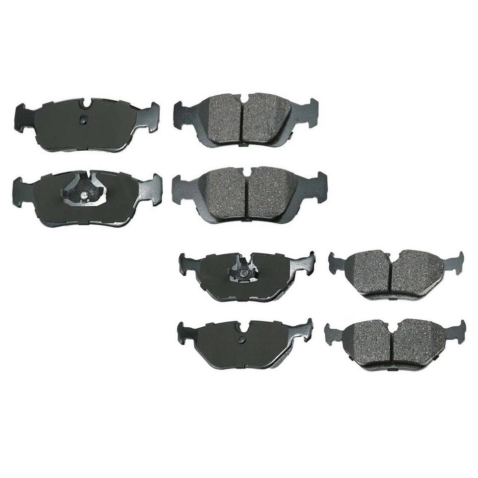 BMW Disc Brake Pad Set Kit – Front and Rear (Ceramic) (EURO) 34111164737